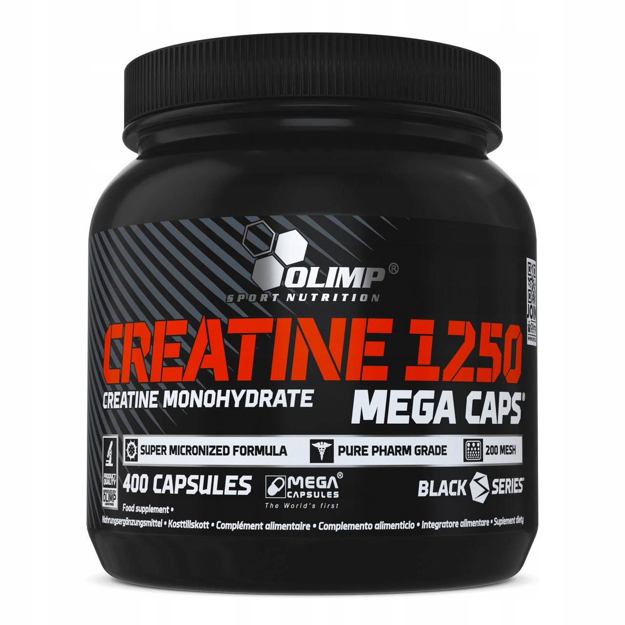 Creatine Olimp Creatine 1250 Mega Caps 400 капсул, фото 1