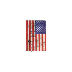 Блокнот GYBW15-12 "Американський прапор" в лінію (9.7*14 див.)