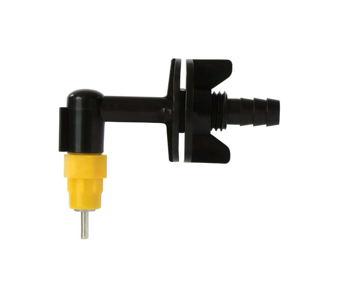 Ніпельна напувалка з подовжувачем і гайкою, фото 1