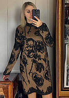 Женское платье кашемир 50-56 размер