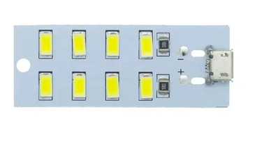 Світлодіодна панель 5v на 8 smd LED 5730 з USB-виходом