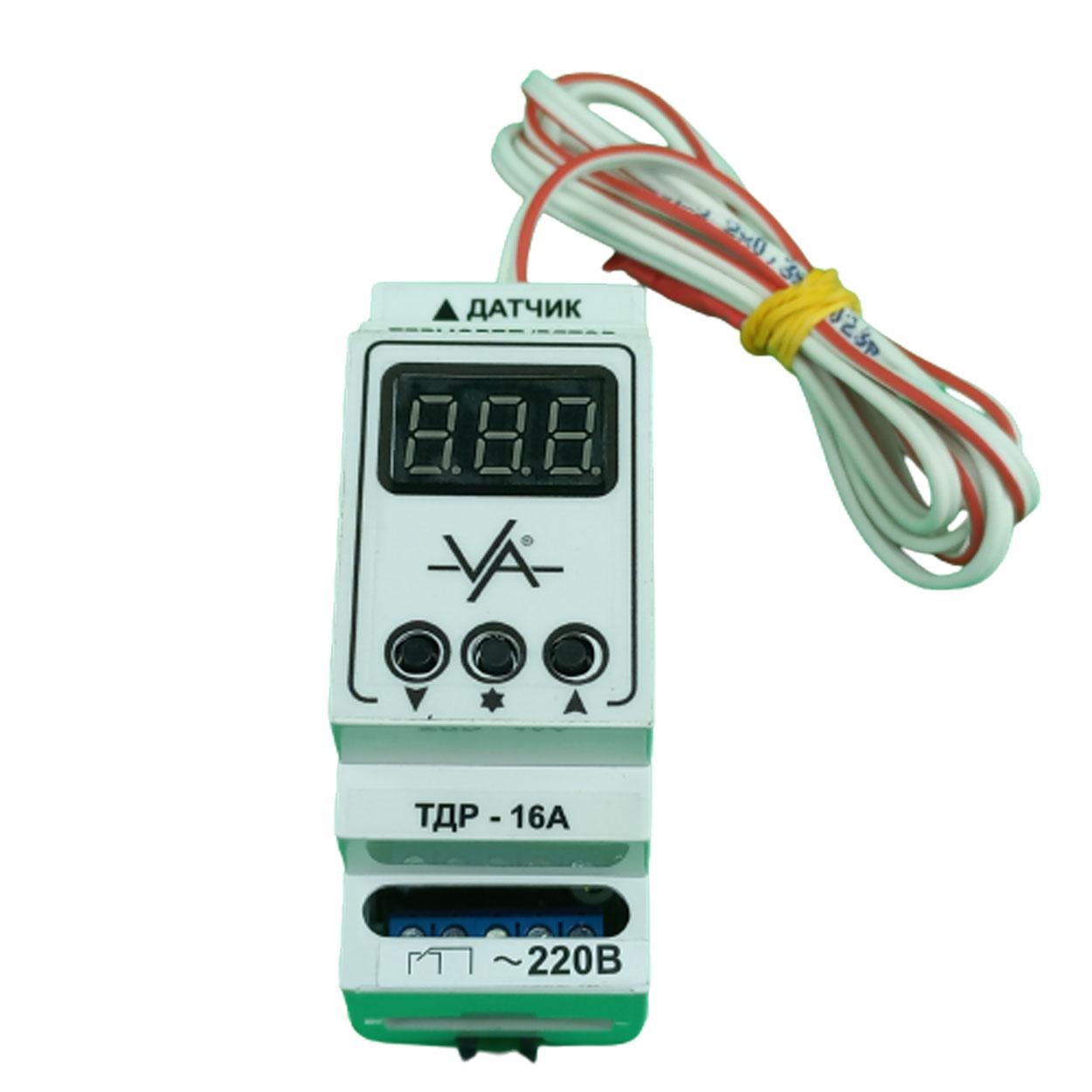 Терморегулятор ТДР-16А з таймером, фото 1