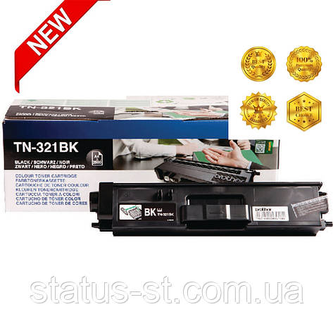 Картридж Brother TN-321BK для принтера DCP-L8400CDN, DCP-L8450CDW, HL-L8250CDN, HL-L8350CDW, MFC-L8650CDW, MFC-L8850CDW, фото 2