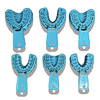 Стоматологічні ложки відбиткові пластикові,6 шт/уп автоклавуючі