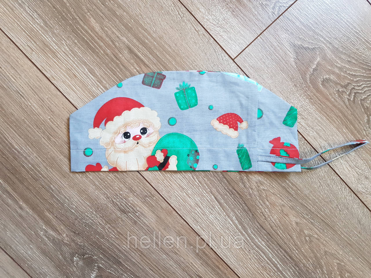 Принтована медична шапочка "Новорічна тематика 8"