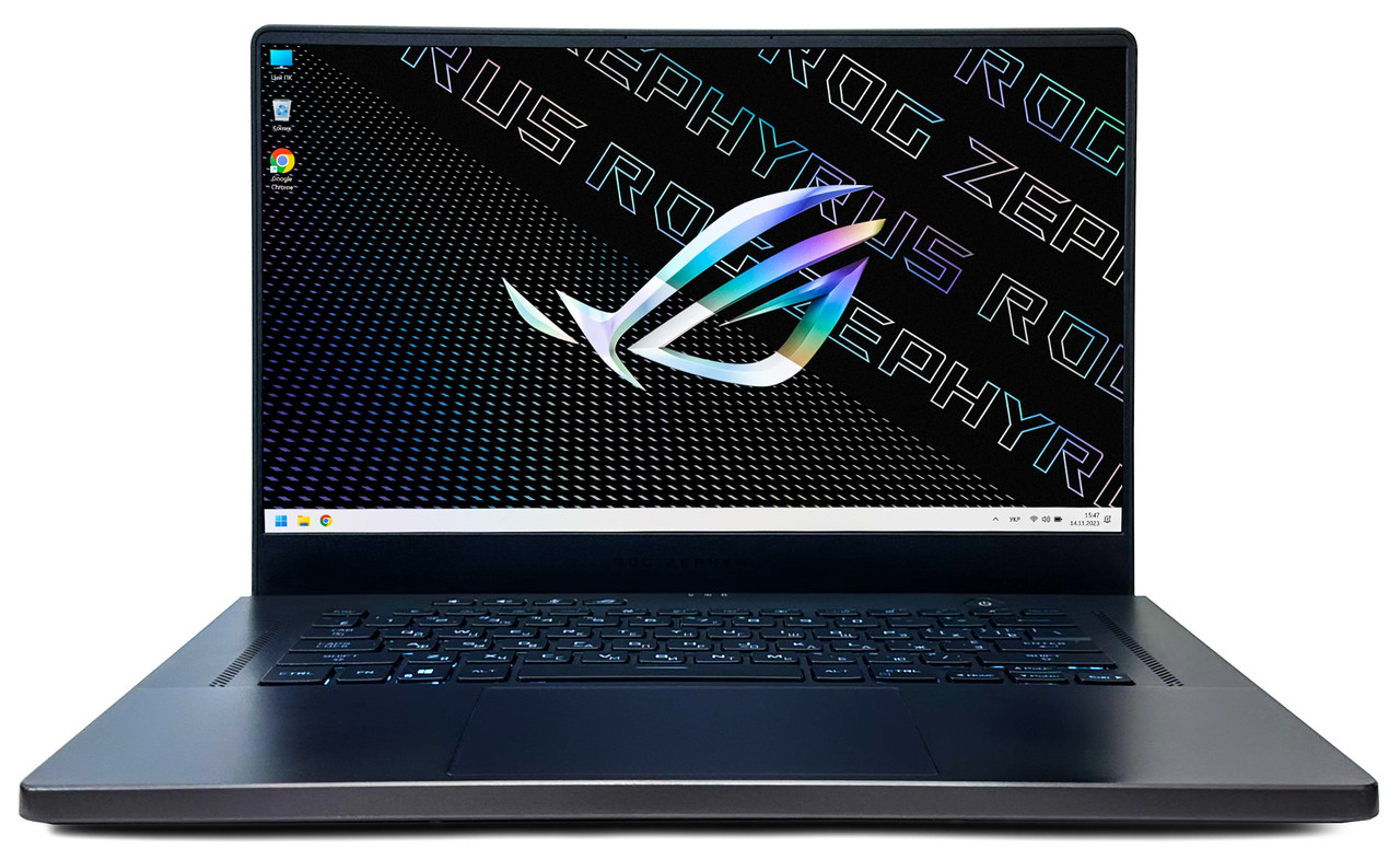 Ноутбук Asus ROG Zephyrus G15 GA503QR: Ryzen 9 5900HS / RAM 16 ГБ / RTX 3070 /SSD 1 ТБ /15.6" QHD, 165 Гц
