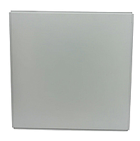 Алюмінієва стельова плита біла плоска/об'ємна 595х595х0,4мм