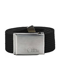 FJALLRAVEN Чорний Котоновий Ремінь 120 см з Металевою Пряжкою 4 см