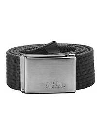 Полотняний пояс FJALLRAVEN Canvas Belt 120 см, регульований, темно-сірий