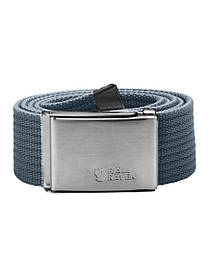 Полотняний пояс FJALLRAVEN Canvas Belt 120 см, металевою пряжкою, універсальний, Dusk