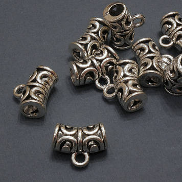 Фурнітура Бейл тримач d-7,5х15мм, d отвору-4,5мм фасування 20гр. + - 9шт.(+ -)