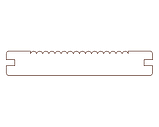 Терасна дошка /палубна дошка Термоясен 20х140 мм, фото 4