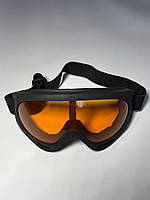 Тактична маска військові окуляри жовті прозорі мото вело окуляри