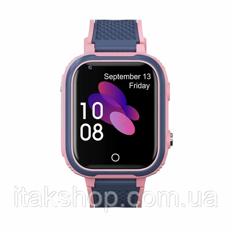 Дитячий смарт годинник Smart Baby Watch LT21 з GPS Рожевий, фото 2