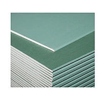 Гіпсокартон вологостійкий стельовий Knauf 9,5х1200х2500 мм