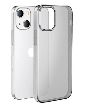 Чохол Hoco Light Series для iPhone 15 Plus Прозоро-чорний