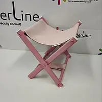 Підставка для сумки на рожевих металевих ніжках