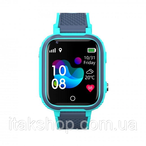 Дитячий смарт годинник Smart Baby Watch LT21 з GPS Синій, фото 2