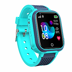 Дитячий смарт годинник Smart Baby Watch LT21 з GPS Синій, фото 3