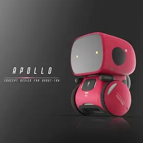 Інтерактивний Робот із голосовим Керуванням AT-Smart Robot, що реагує на голос і торкання, фото 1