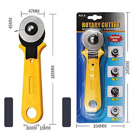 Ніж розкрійний лезо-ролик, що обертається, 45 мм