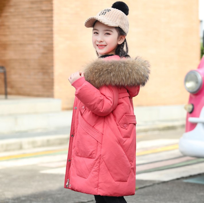 Зимова куртка на дівчинку пуховик зріст 130-154, фото 1