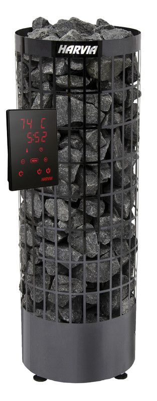 Електрокам'янка Harvia Cilindro PC 70XE black steel, фото 1