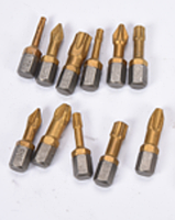 Біта "Philips" PН3х25мм HEX 1/4" титанове покриття YATO 2 шт.