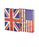 Блокнот JGHY-161051-7009 "Британський/Американський прапор" (18*26 див.)