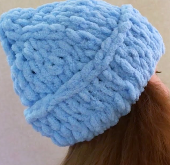 щапка из пуффи