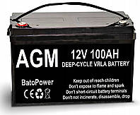 Аккумуляторная батарея BatoPower AGM 12V 100 Ah VRLA