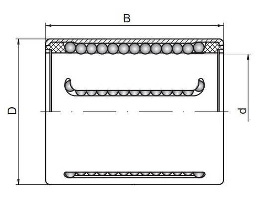 KH5070PP лінійний підшипник (50*62*70), виробник CX Польща, фото 3