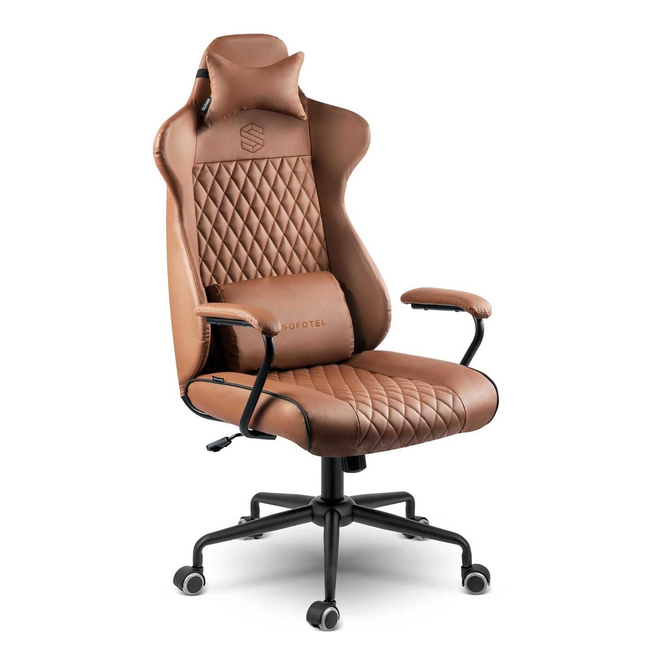 Офісне крісло керівника Sofotel Werona 2582 Brown, Крісла офісні високі