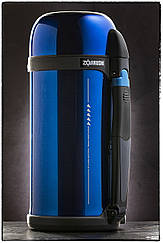 Термос Zojirushi SF-CС15AH 1.5л (з ручкою та ремінцем) колір синій
