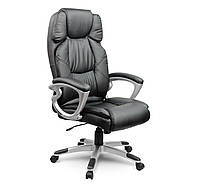 Комфортне офісне крісло з екошкіри Sofotel EG-227 Black, Офісні та комп'ютерні крісла
