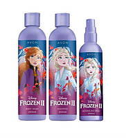 Дитячий набір Avon Frozen дитячий шампунь-кондиціонер для волосся гель для душу дитячий спрей для тіла