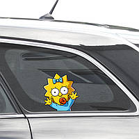 Наклейка "Maggie Simpson"  (16х16см)