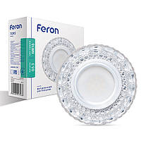 Вбудований світильник Feron 7095 під лампу з підсвіткою прозорий