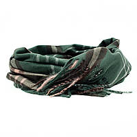Женский шарф с бахрамой Corze J10GR, зеленый