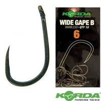 Крючок KORDA Wide Gape Barbless №6