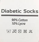 Чоловічі зимові шкарпетки Medical високі шкарпетки для діабетиків махрові без гумки р. 40-46 12 пар\уп. мікс кольорів, фото 2