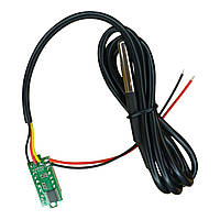 Термометр цифровий із датчиком DS18B20 -55 °C ~125 °C червоний 4-28В