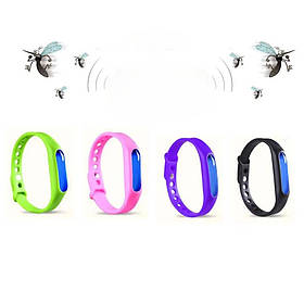 Силіконовий браслет ремінець від Комарів і Комах Капсула Сімейний набір 4 шт Захист для дітей