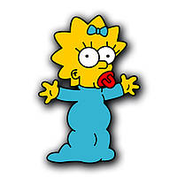 Наклейка "Maggie Simpson 2" (11х16см)