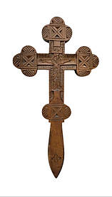 Крест деревянный 23х12см