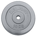Диски (диски) хромовані d — 30 мм Zelart TA-7786-10 (1 шт. х 10 кг), фото 3