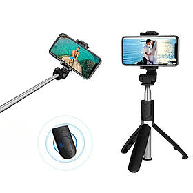 Селфі трипод Bluetooth Selfie Stick L02 Штатив селфи-палиця бездротовий монопод для смартфона Блютуз тринога