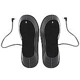 Устілки для взуття з підігрівом Універсальні теплі від USB (розмір 35-45), фото 4