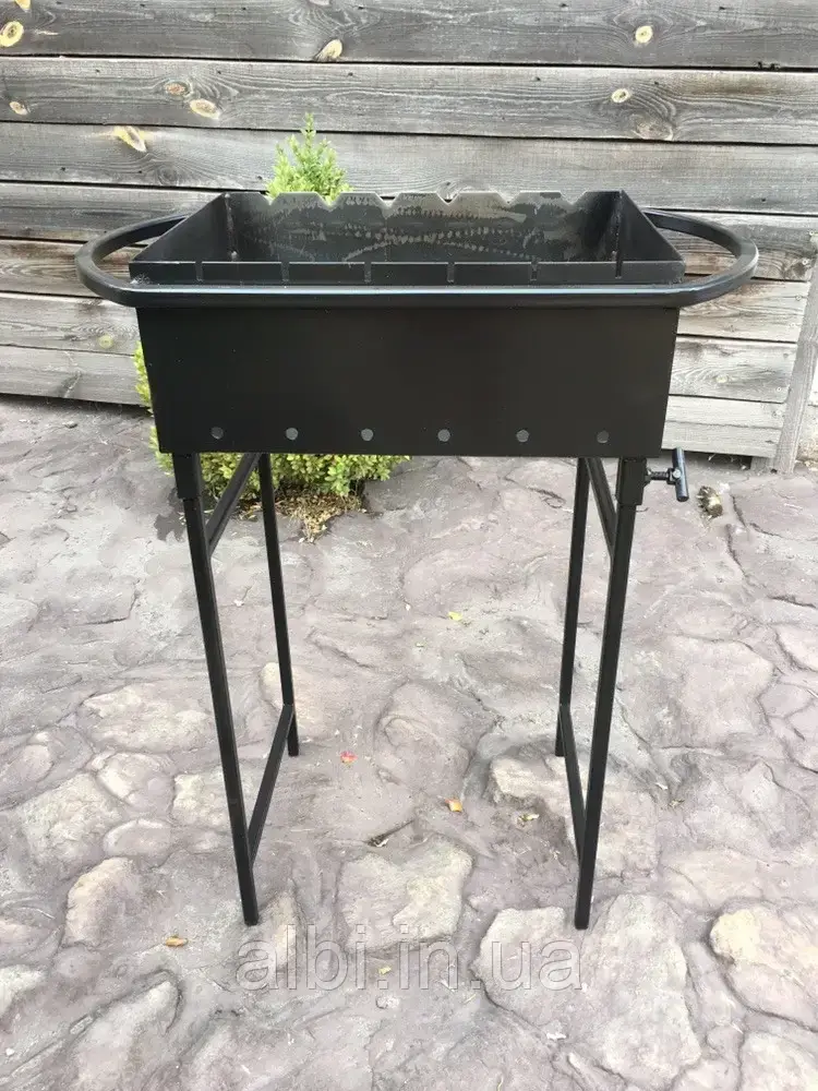 Універсальний Мангал зі знімними ніжками на 6 шампурів 4 мм