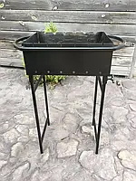 Універсальний Мангал зі знімними ніжками на 6 шампурів 4 мм